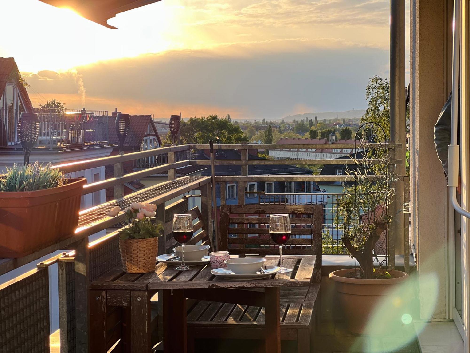 Appartement Stariva - Terrasse Ueber Dresden - Kaffeemachine - Netflix - Playstation - Brettspiele Extérieur photo